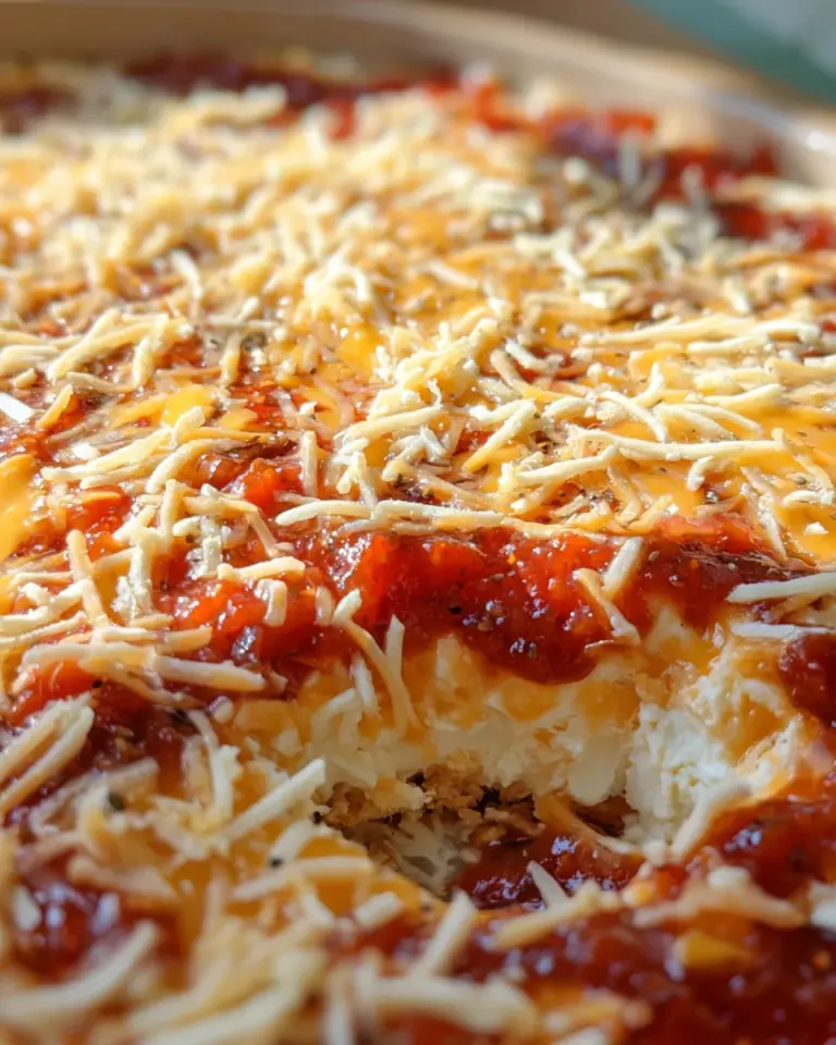 Layered Cream Cheese and Salsa Dip