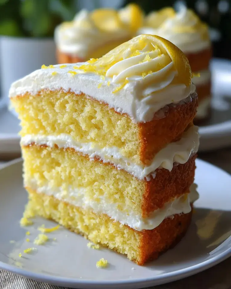 Lemon Velvet Cake with Lemon Cream Cheese Frosting