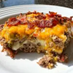 Low-Carb Bacon Cheeseburger Casserole Low-Carb Bacon Cheeseburger Casserole