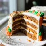 MOIST Vegan Carrot Cake Recipe with Cream Cheese Frosting