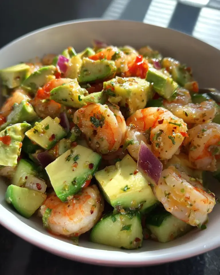 Mediterranean Keto Shrimp Salad