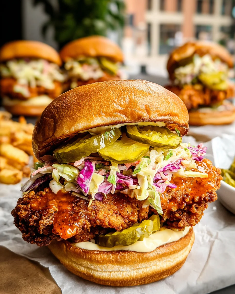 Nashville Hot Chicken Sandwiches Nashville