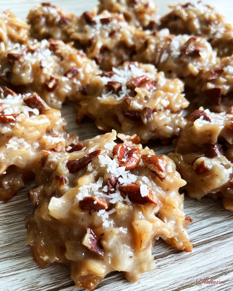 No-Bake Coconut Praline Cookies No-Bake
