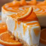 No-Bake Orange Creamsicle Cheesecake No-Bake Orange Creamsicle Cheesecake