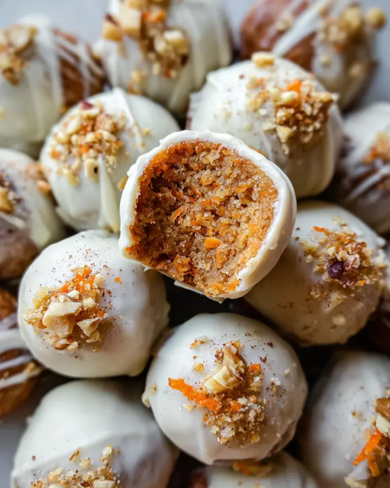 No Bake Carrot Cake Bites