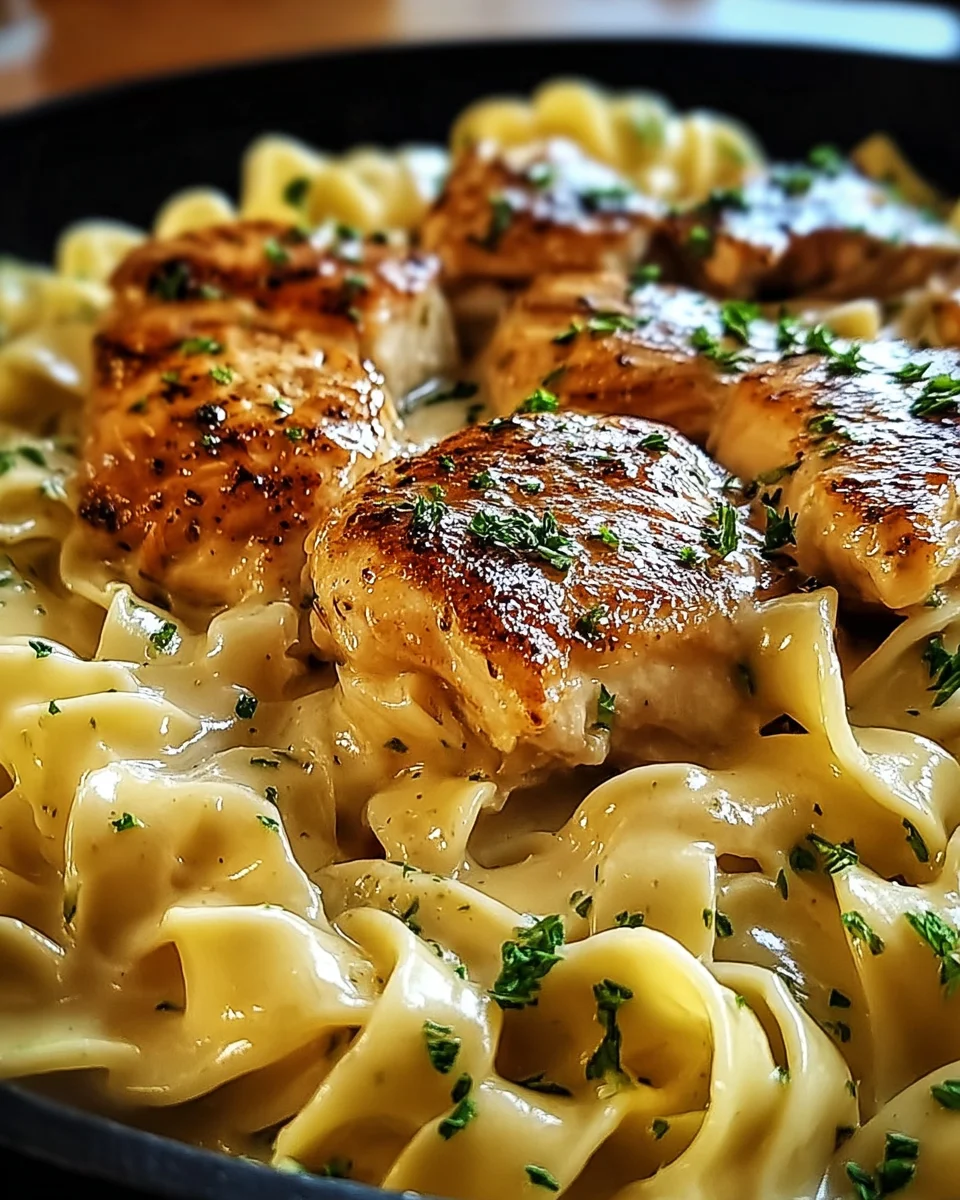 One Pan Chicken Noodles One