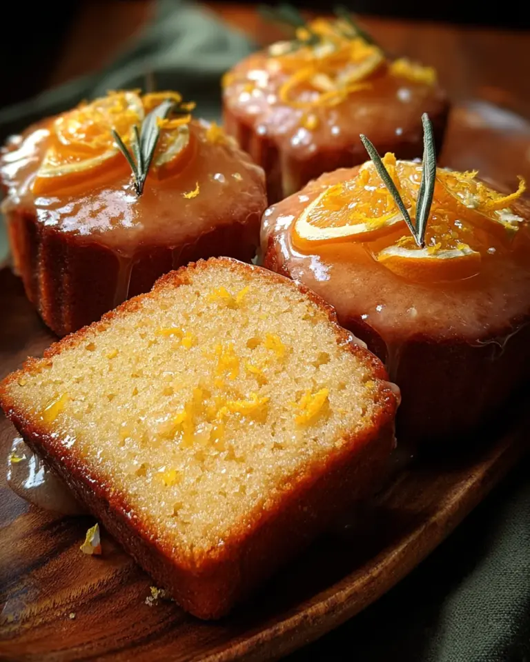 Orange Ginger Honey Cakes