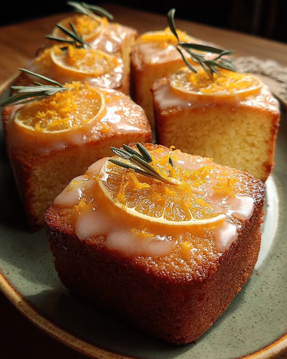 Orange Ginger Honey Cakes Orange