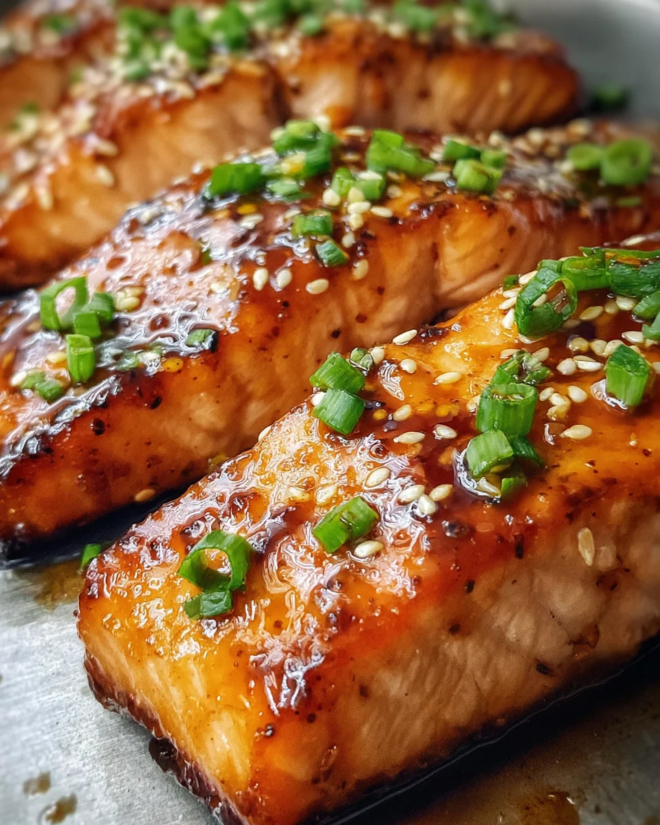 Orange Teriyaki Salmon Orange