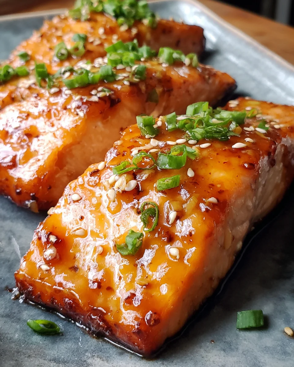Orange Teriyaki Salmon Orange