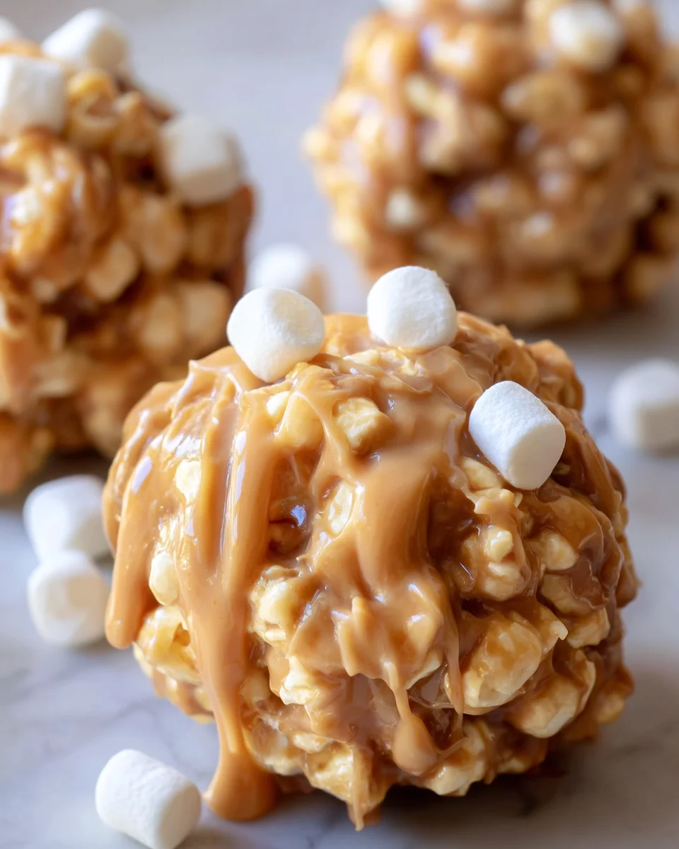 Peanut Butter Popcorn Balls Peanut