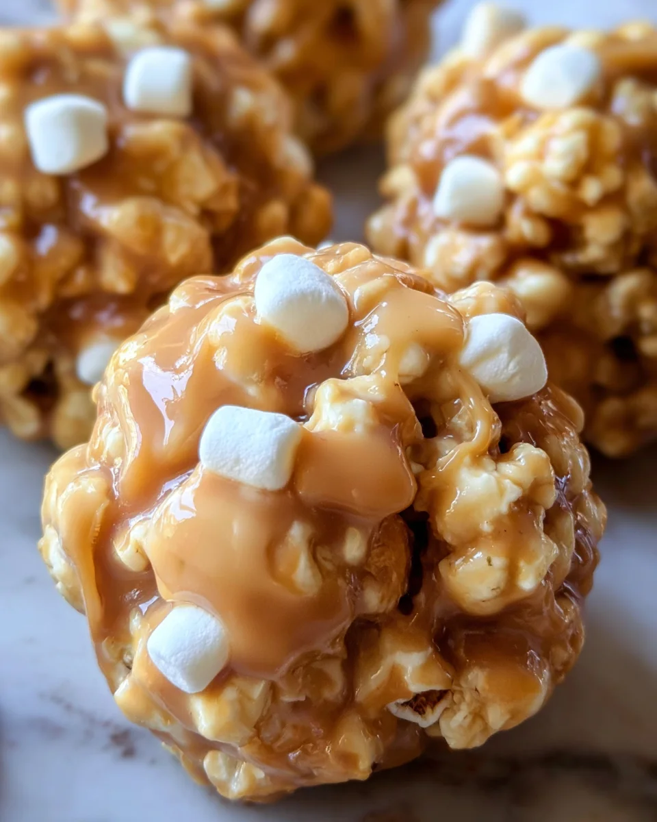 Peanut Butter Popcorn Balls Peanut