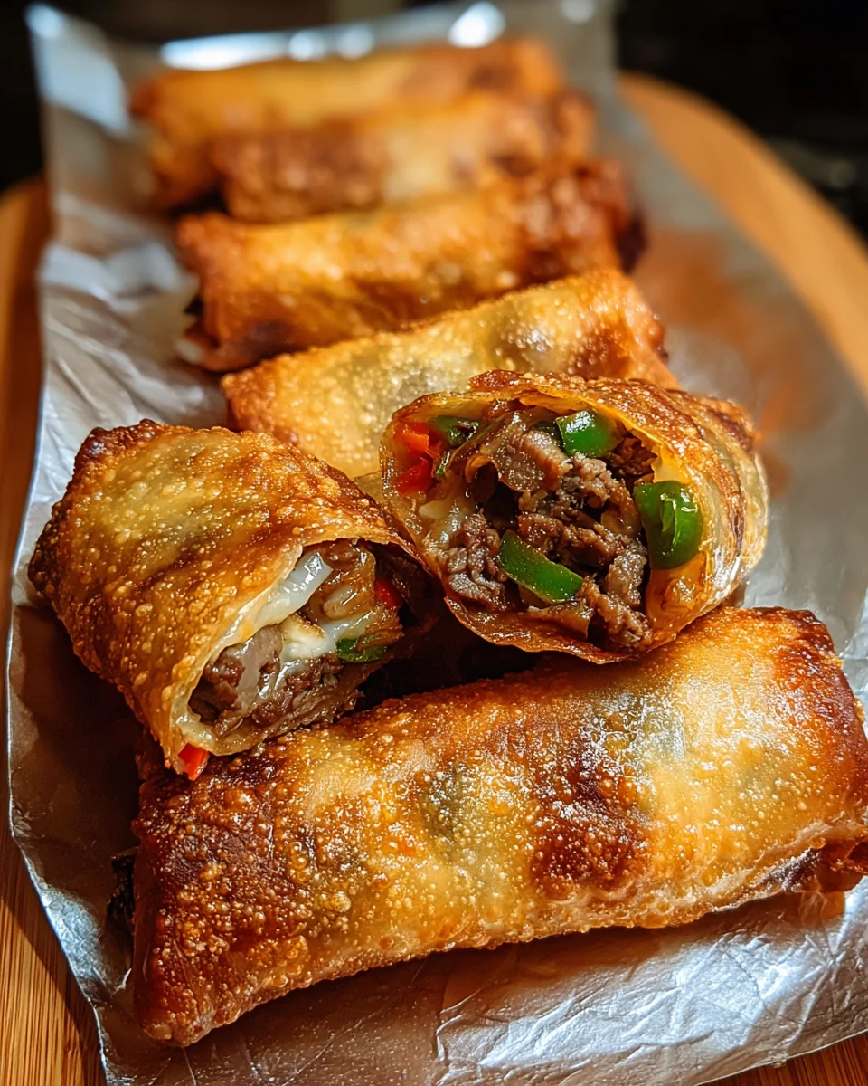 Philly Cheesesteak Egg Roll Philly Cheesesteak Egg Roll