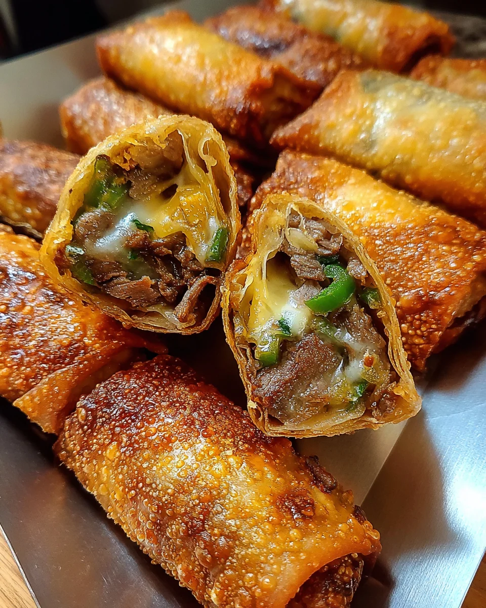 Philly Cheesesteak Egg Roll Philly