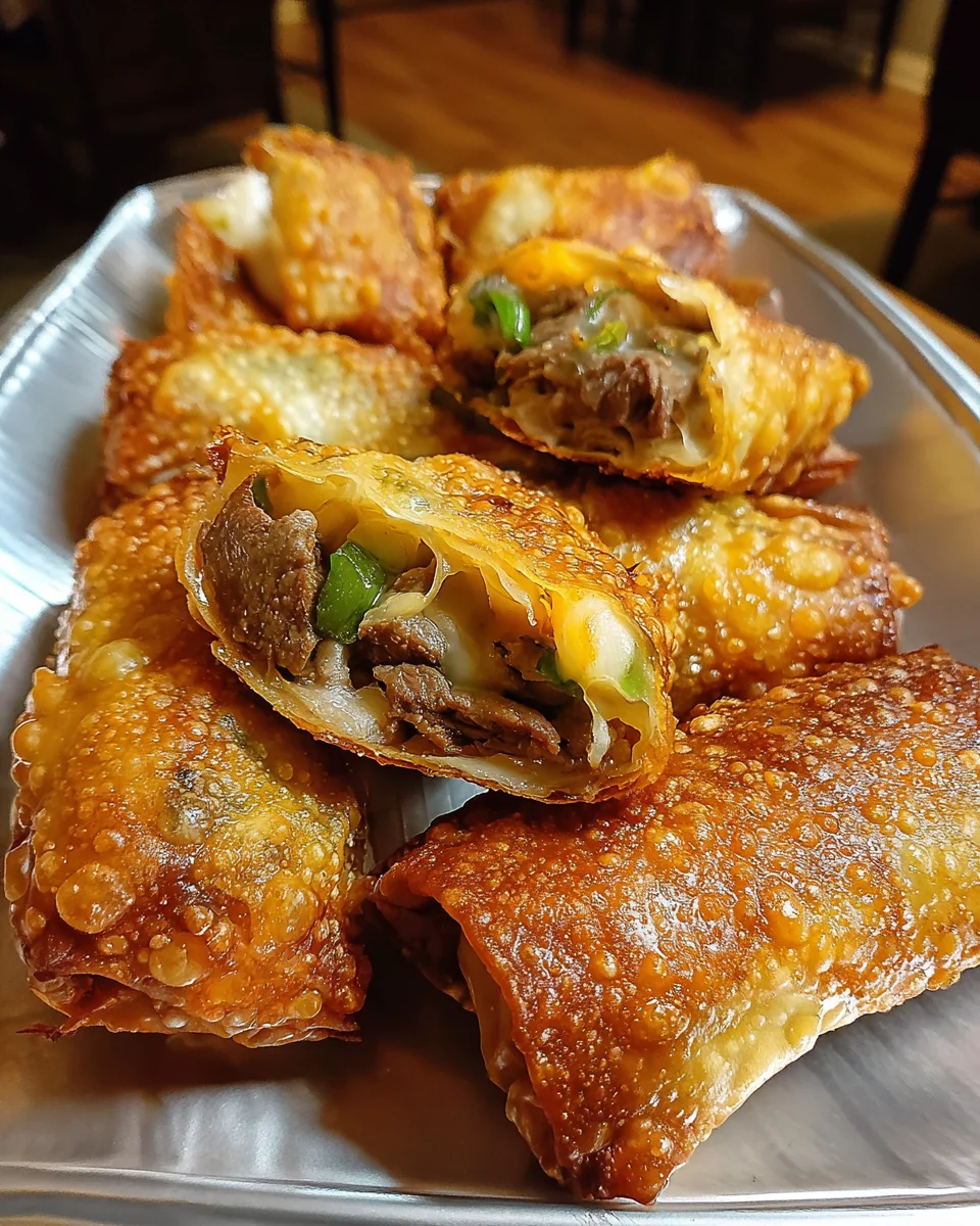 Philly Cheesesteak Egg Roll Philly