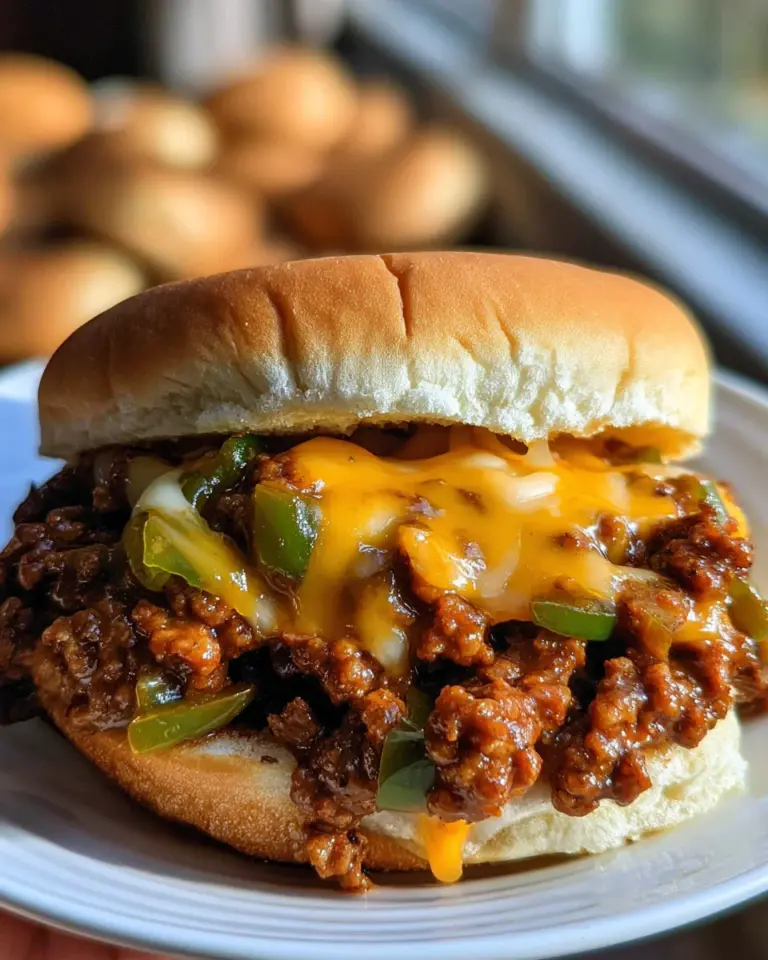 Philly Cheesesteak Sloppy Joes Recipe