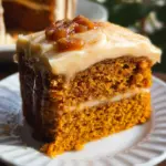 Pumpkin Cake with Caramel Cream Cheese Frosting Pumpkin Cake with Caramel Cream Cheese Frosting