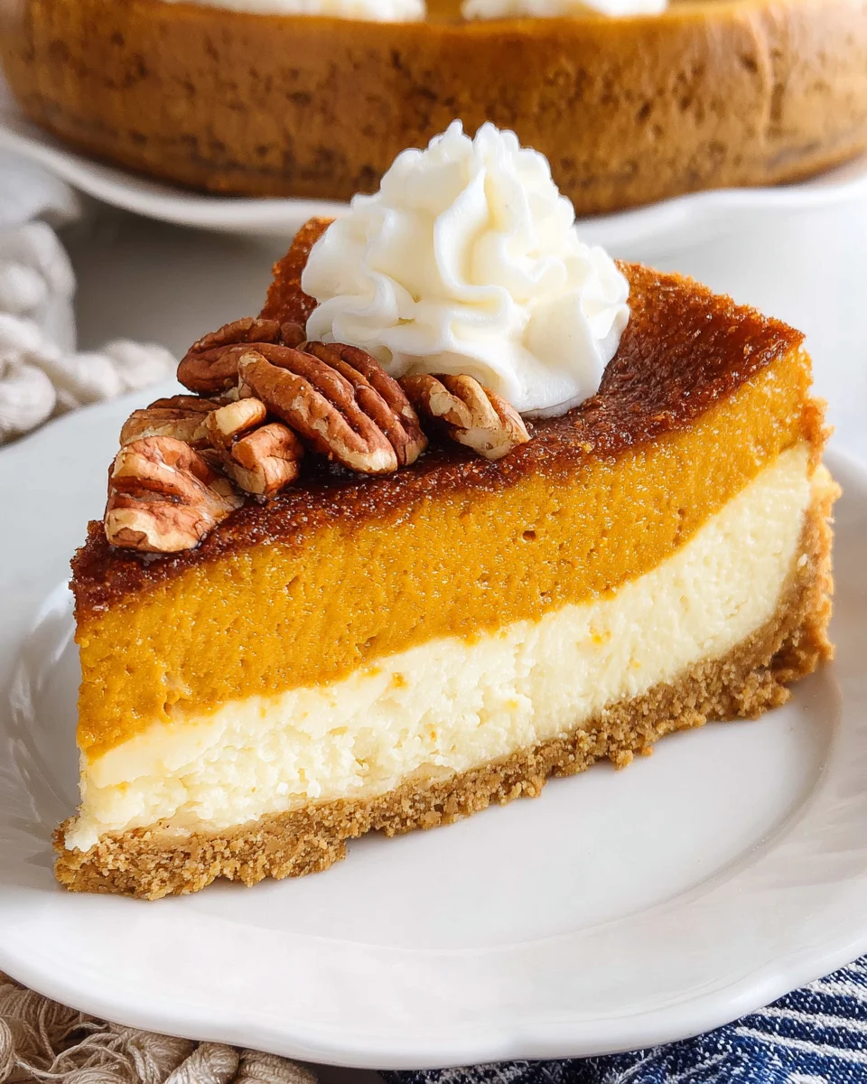 Pumpkin Pie Cheesecake Pumpkin Pie Cheesecake