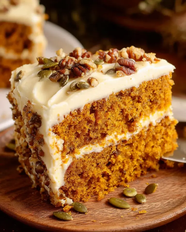 Pumpkin Spice Cake with Brown Sugar Cream Cheese Frosting