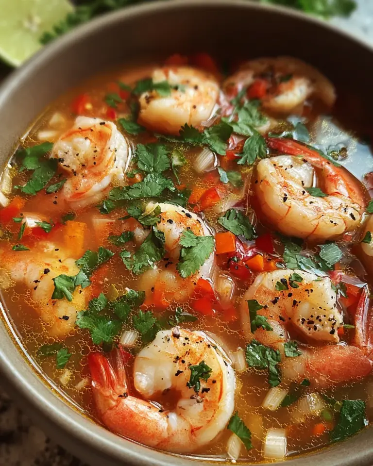 Quick and Spicy Shrimp Soup
