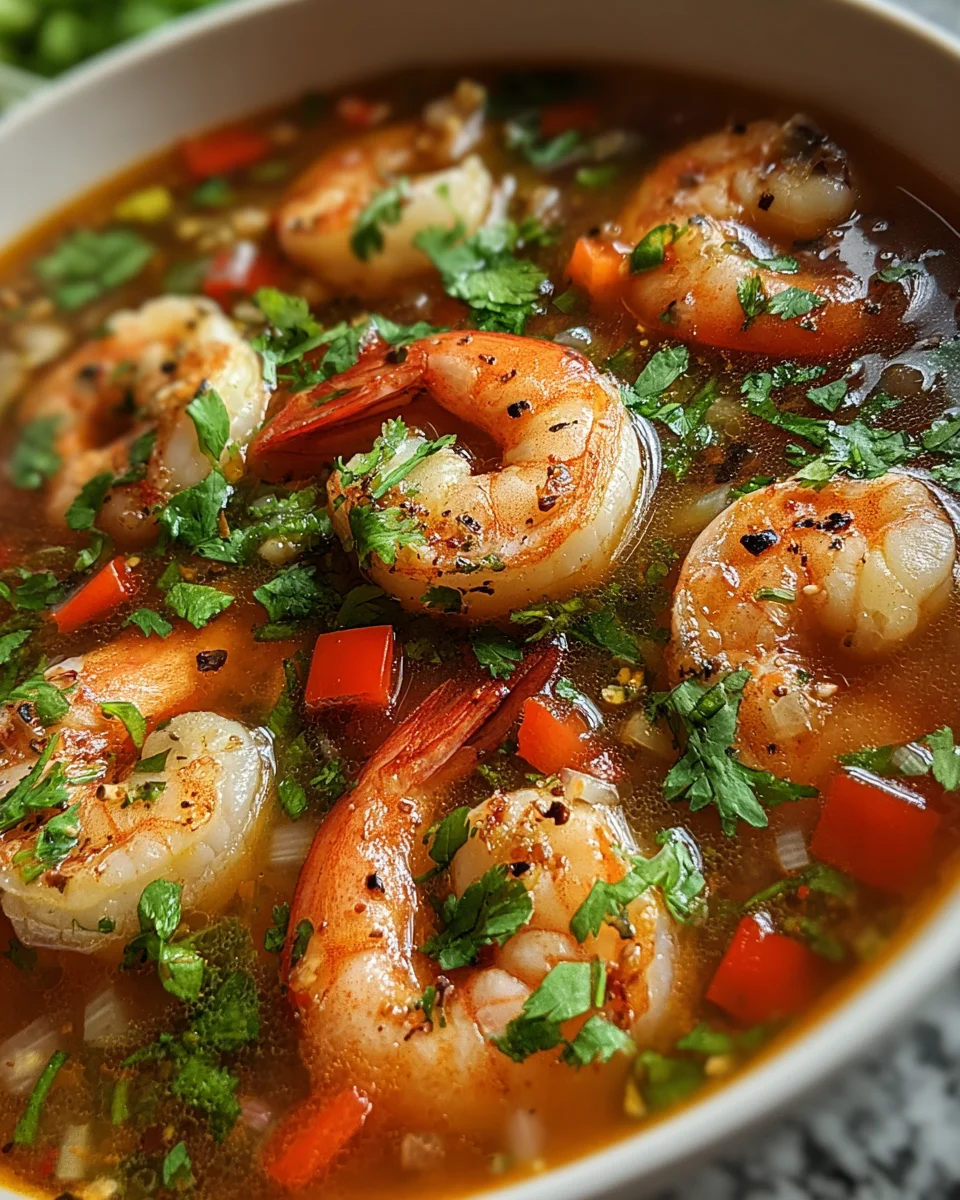 Quick and Spicy Shrimp Soup Quick