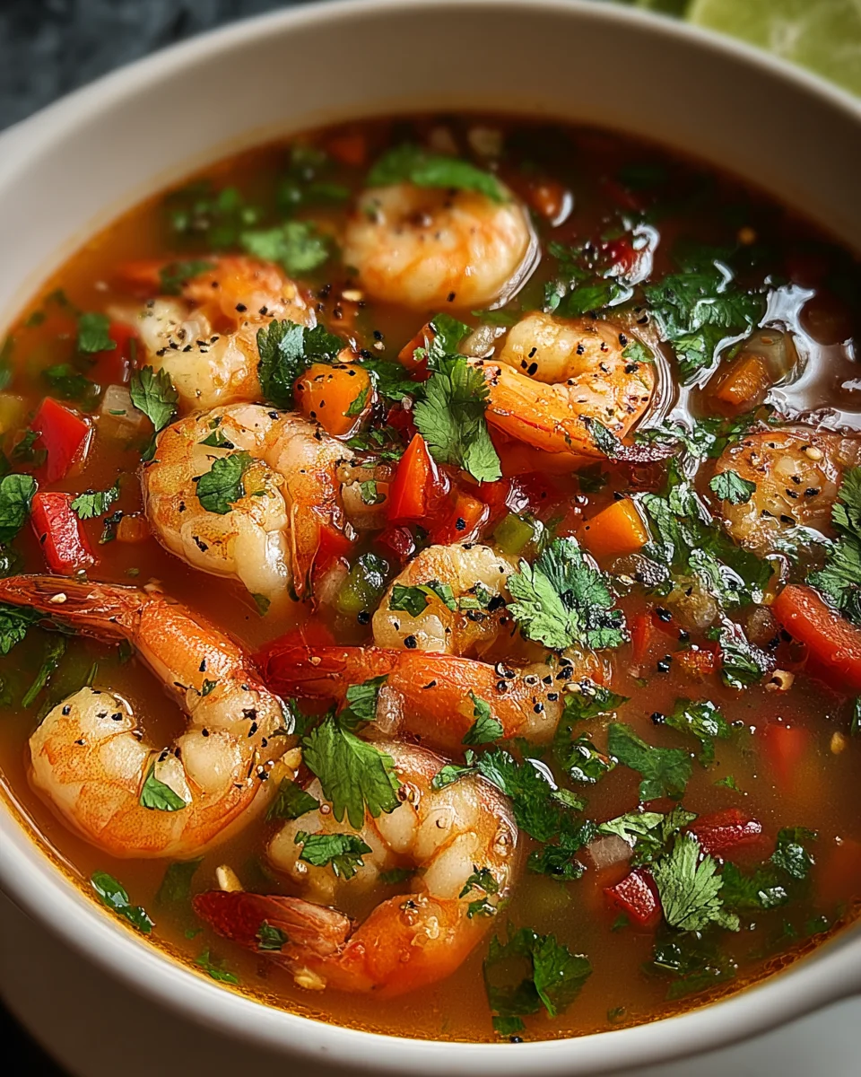 Quick and Spicy Shrimp Soup Quick