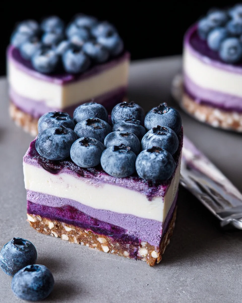 Raw Vegan Blueberry Cheesecake Raw