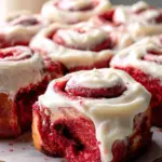 Red Velvet Cinnamon Rolls Red Velvet Cinnamon Rolls