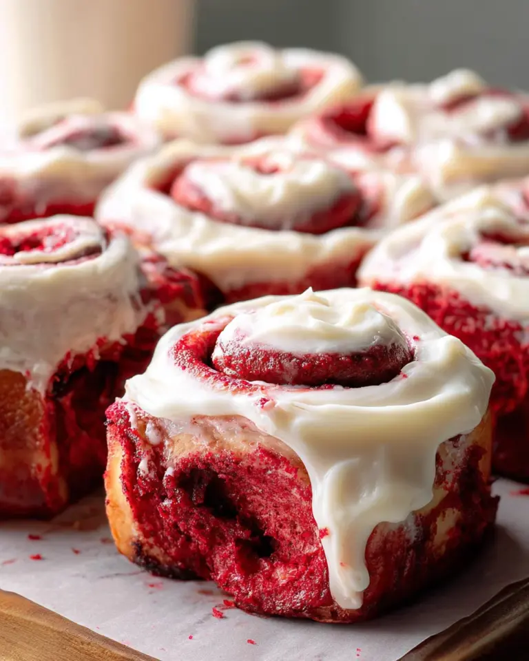 Red Velvet Cinnamon Rolls