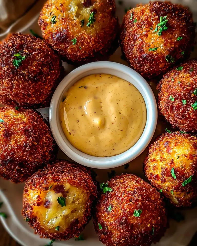 Reuben Balls with Spicy Thousand Island Dipping Sauce