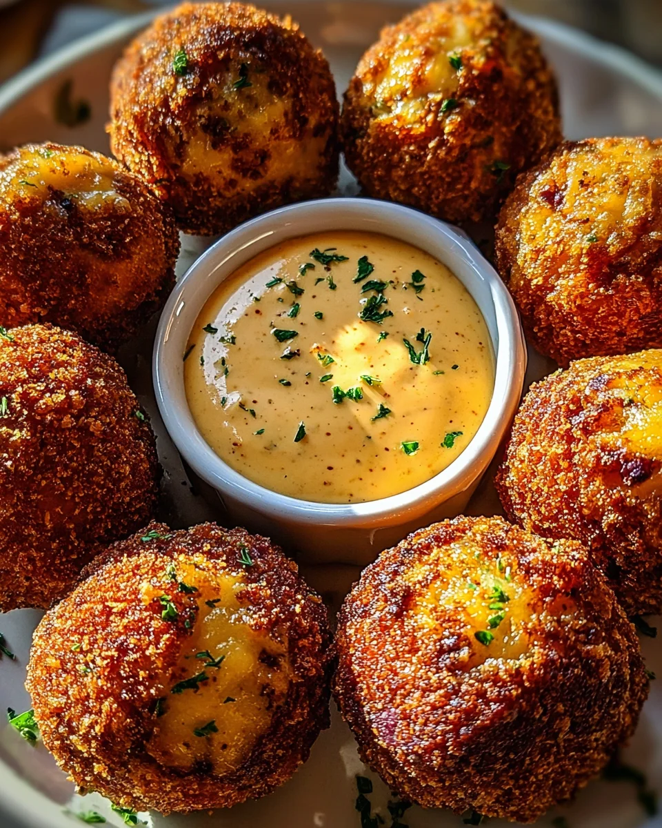 Reuben Balls with Spicy Thousand Island Dipping Sauce Reuben
