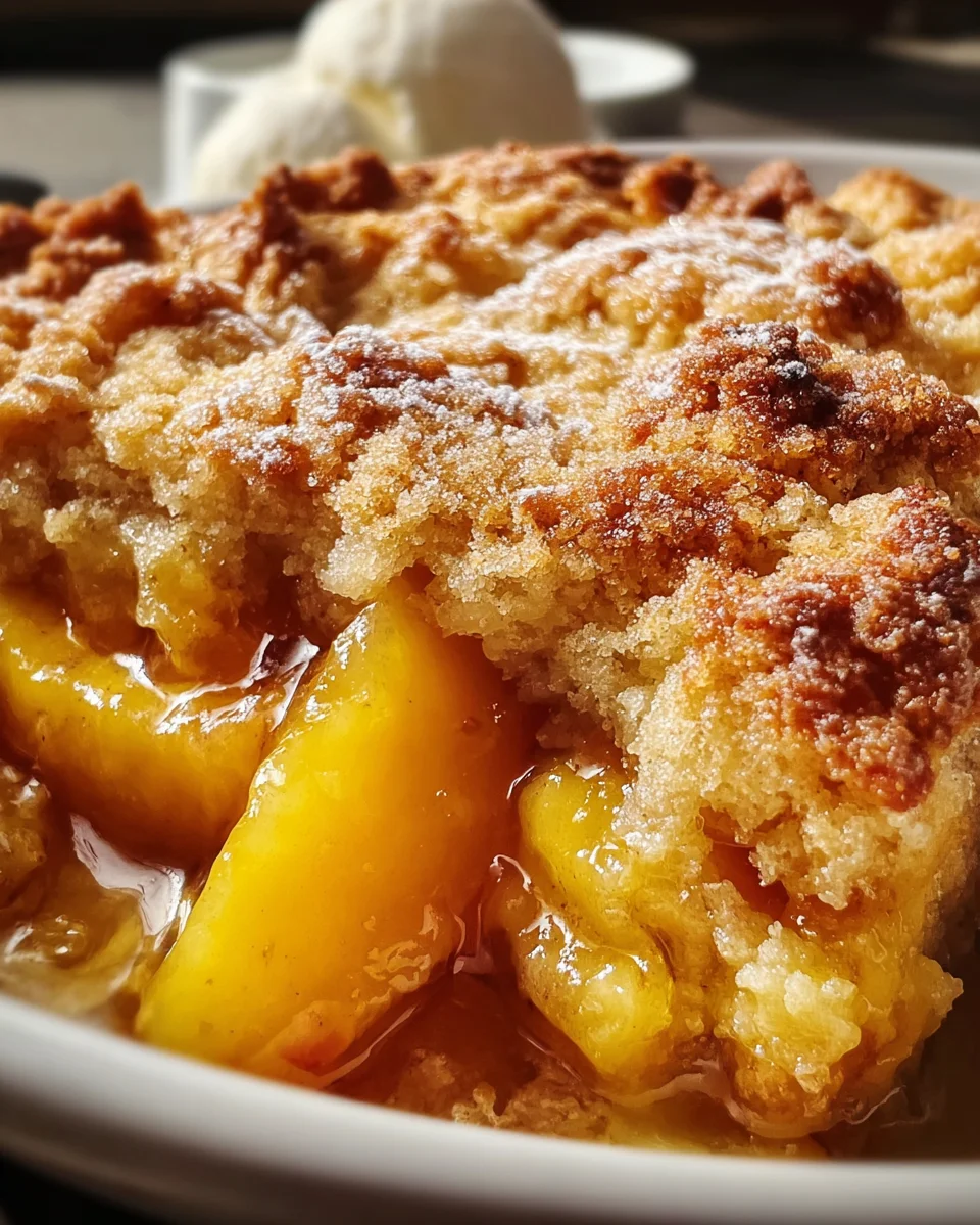 Ridiculously Easy Peach Cobbler Ridiculously Easy Peach Cobbler
