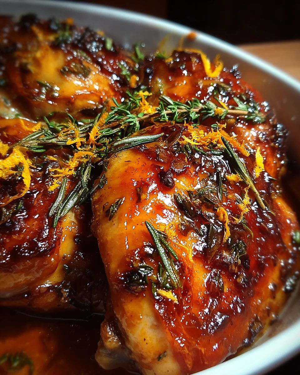 Roasted Orange Chicken Roasted