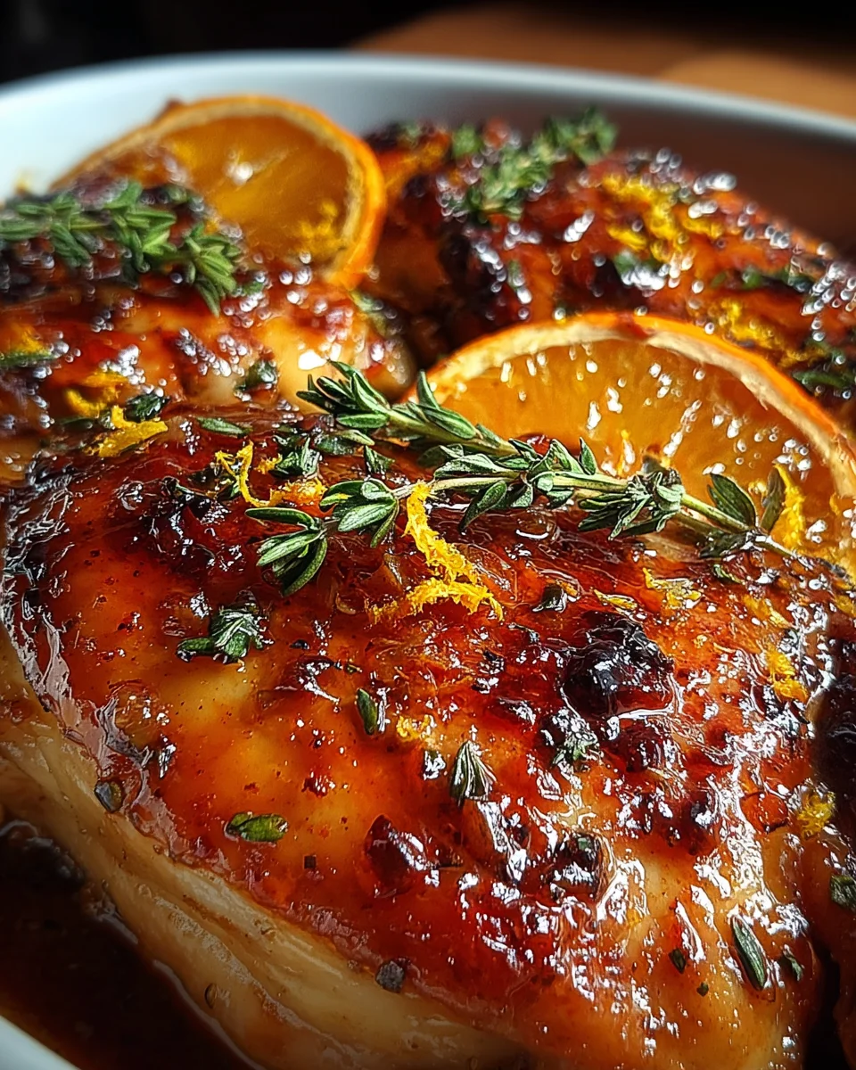 Roasted Orange Chicken Roasted