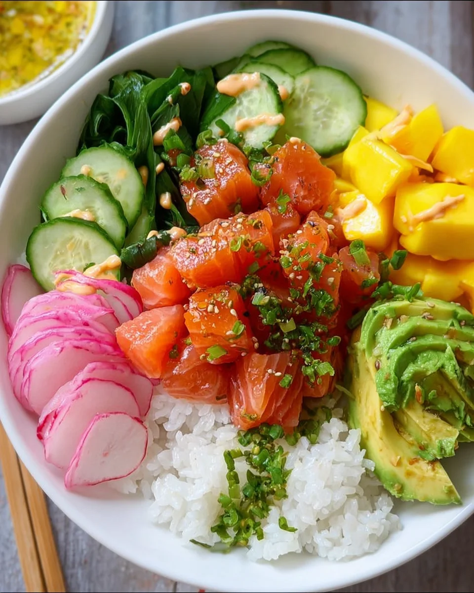 Salmon Poke Bowl Salmon