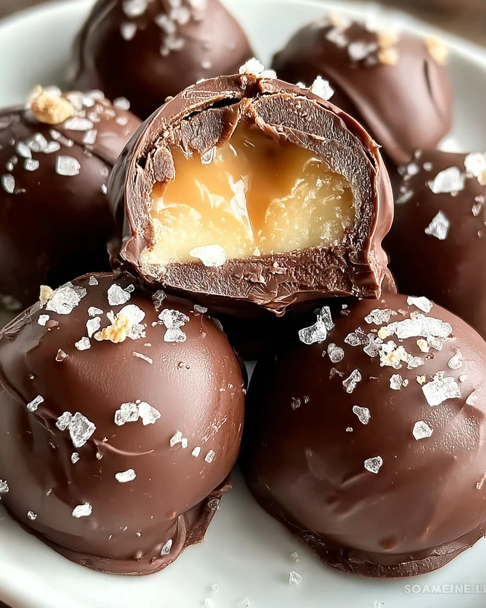 Salted Caramel Truffles Salted