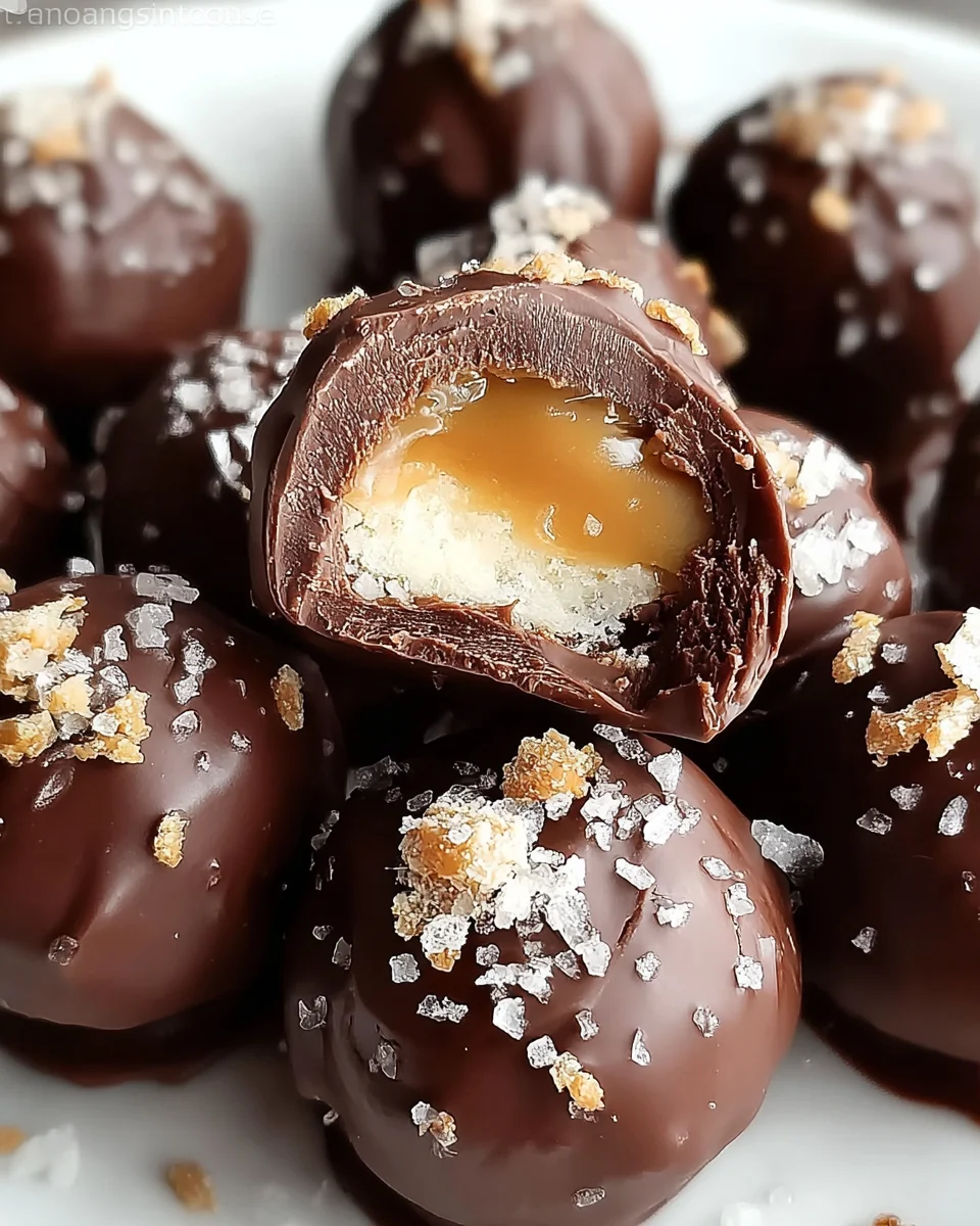 Salted Caramel Truffles Salted