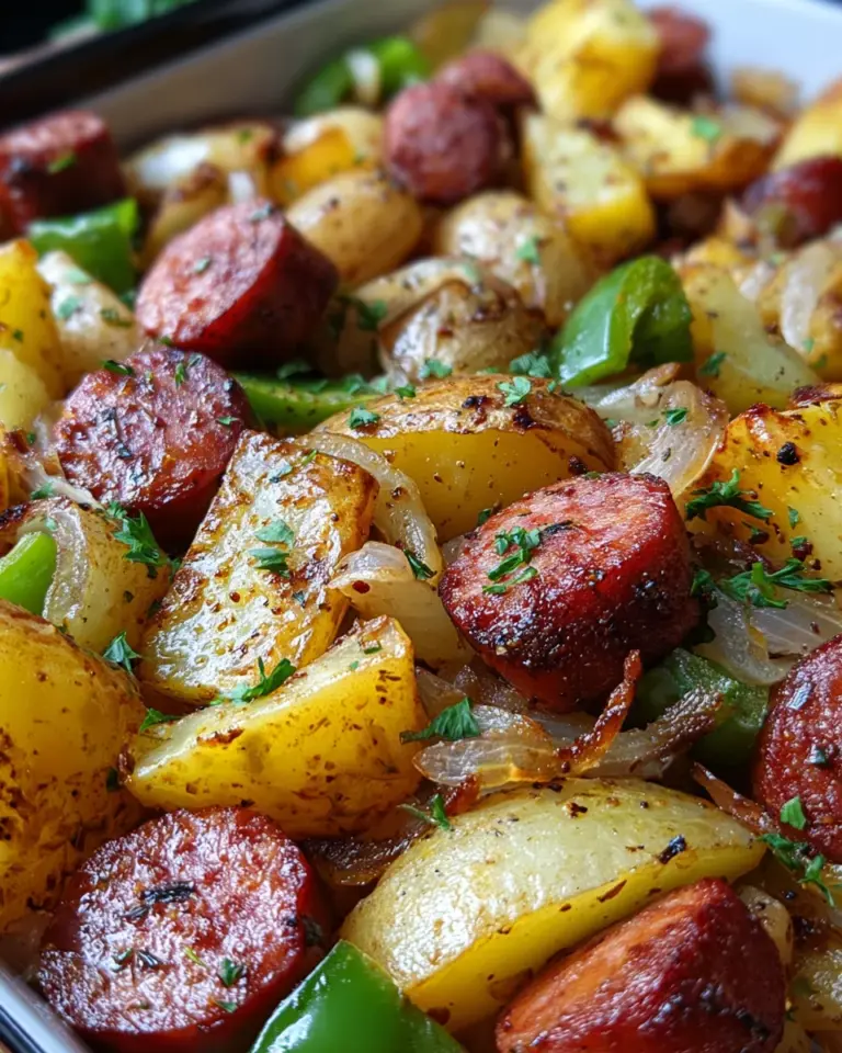 Smoked Sausage and Potato Bake