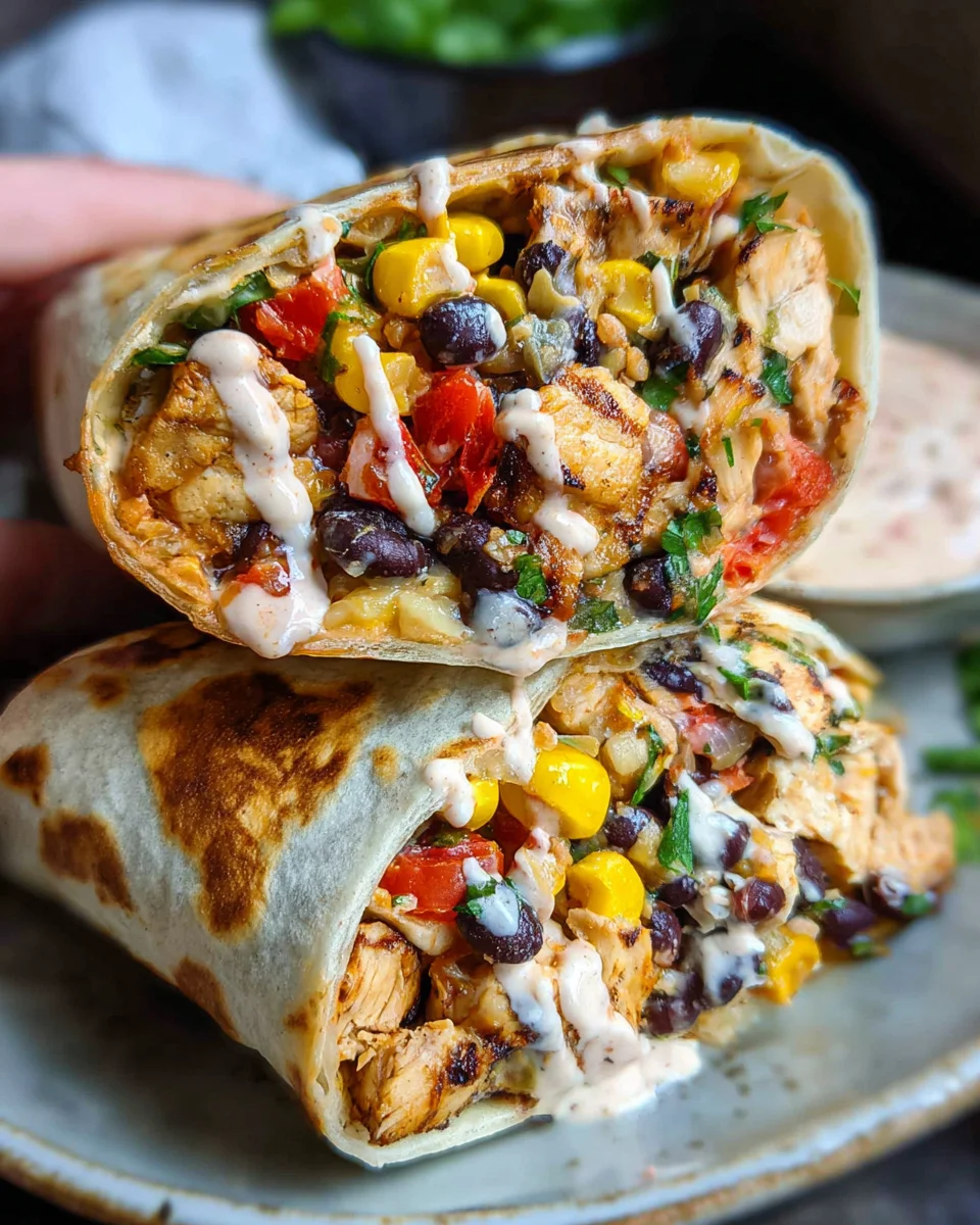 Southwest Chicken Wrap Southwest