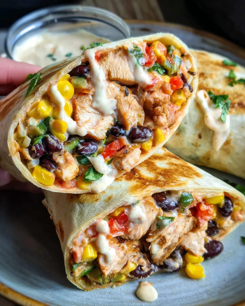 Southwest Chicken Wrap Southwest