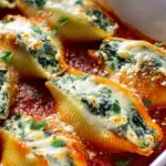 Spinach and Ricotta Stuffed Shells Recipe Spinach and Ricotta Stuffed Shells Recipe