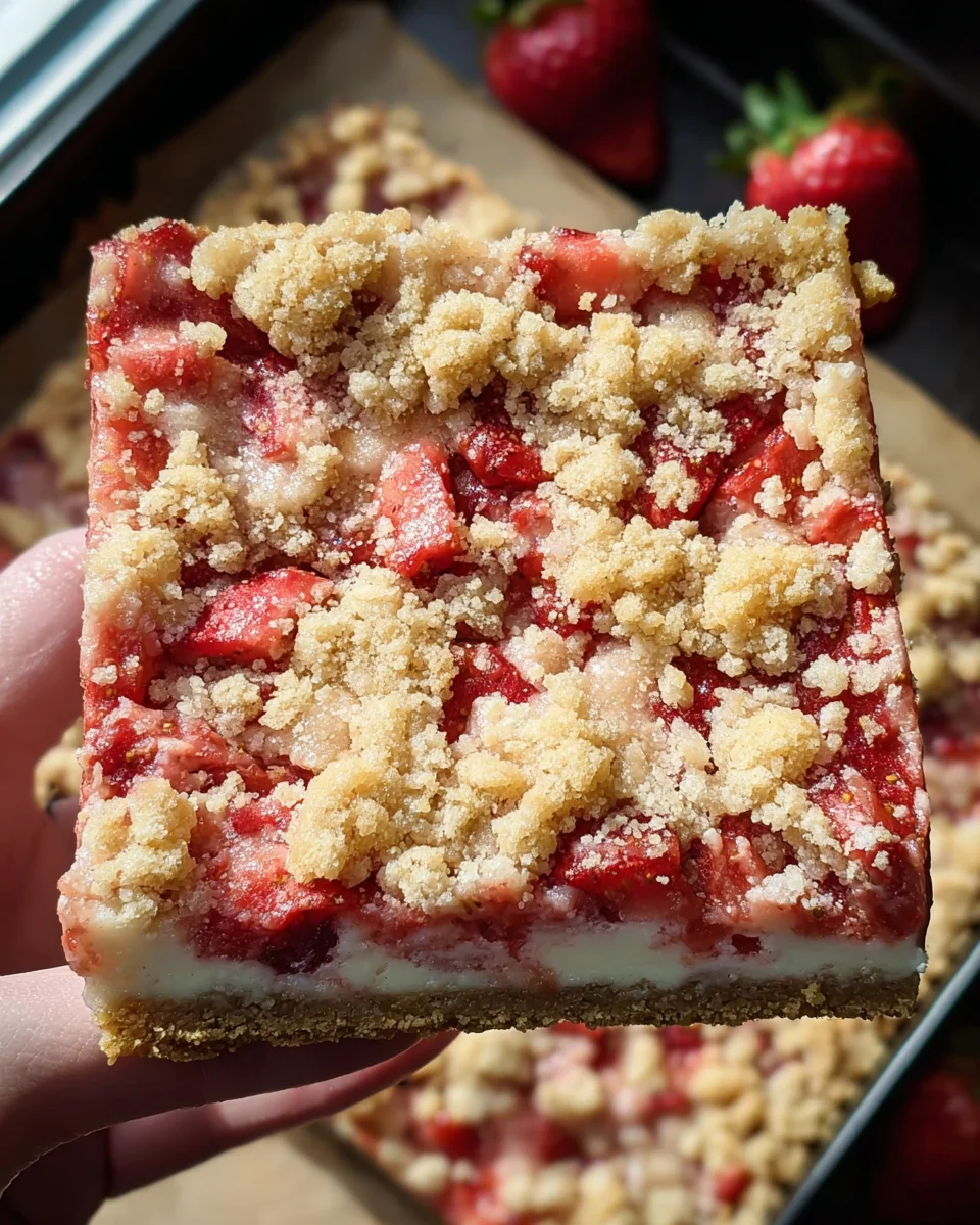 Strawberry Cheesecake Bars Strawberry