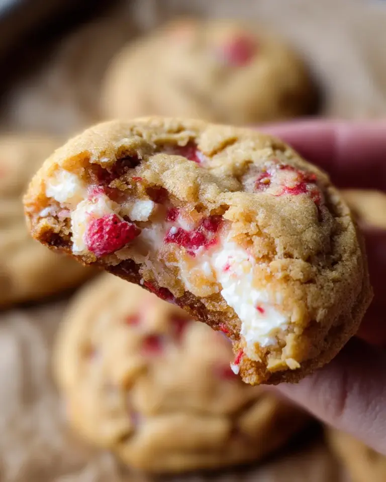 Strawberry Cheesecake Cookies