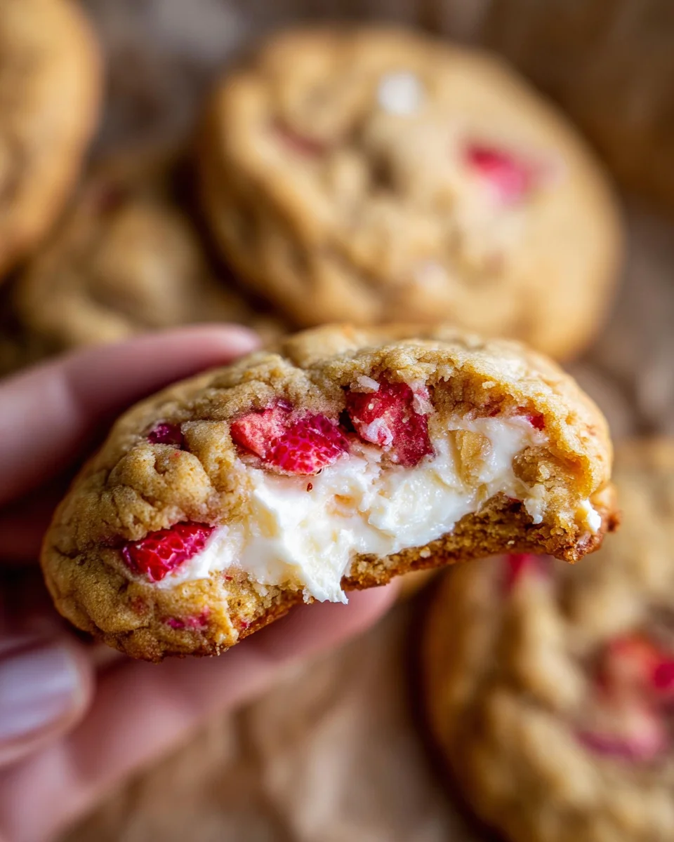 Strawberry Cheesecake Cookies Strawberry