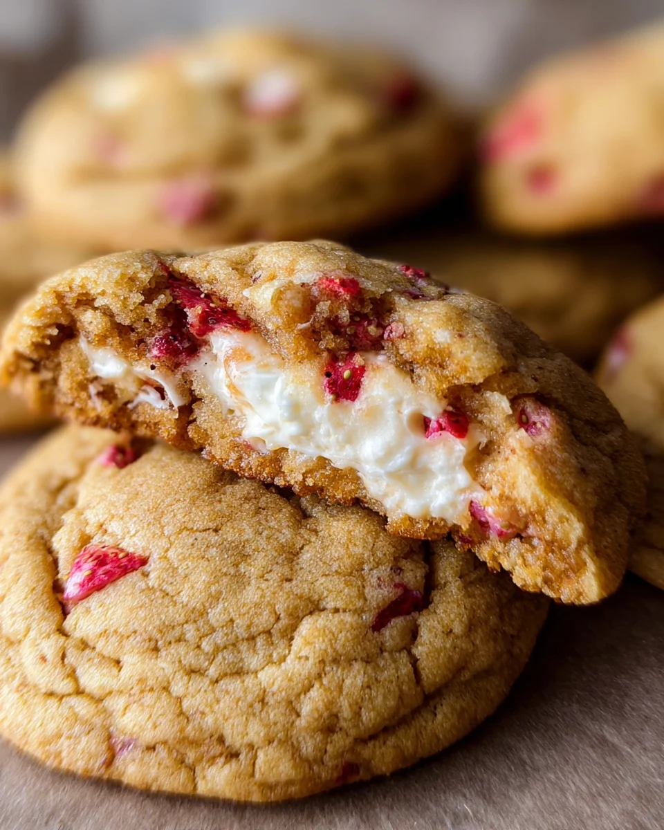 Strawberry Cheesecake Cookies Strawberry