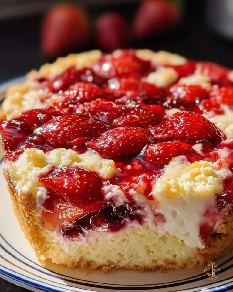 Strawberry Cheesecake Dump Cake