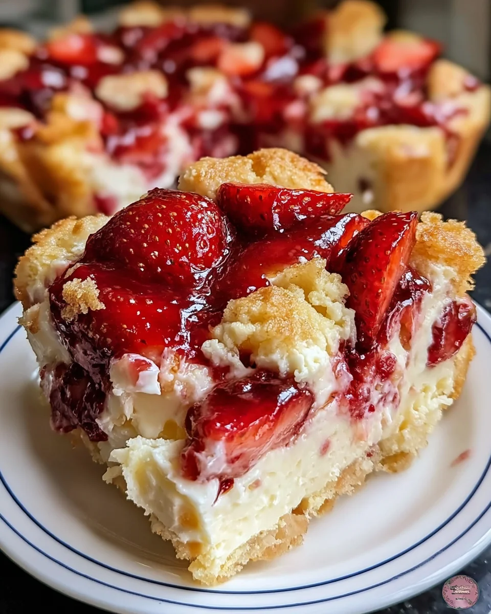Strawberry Cheesecake Dump Cake Strawberry
