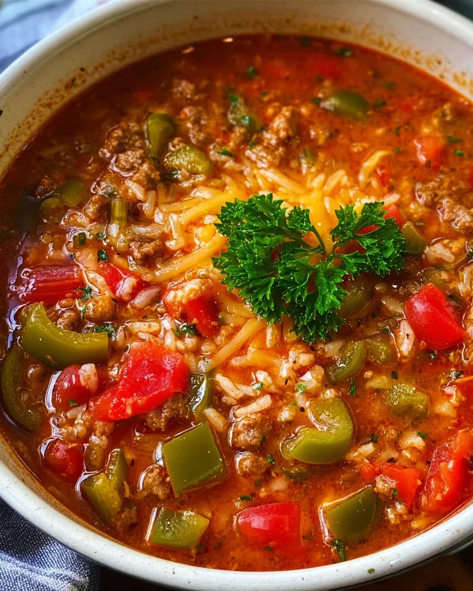 Stuffed Pepper Soup Stuffed