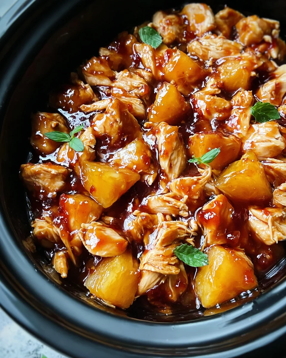 Sweet Hawaiian Crockpot Chicken Sweet Hawaiian Crockpot Chicken