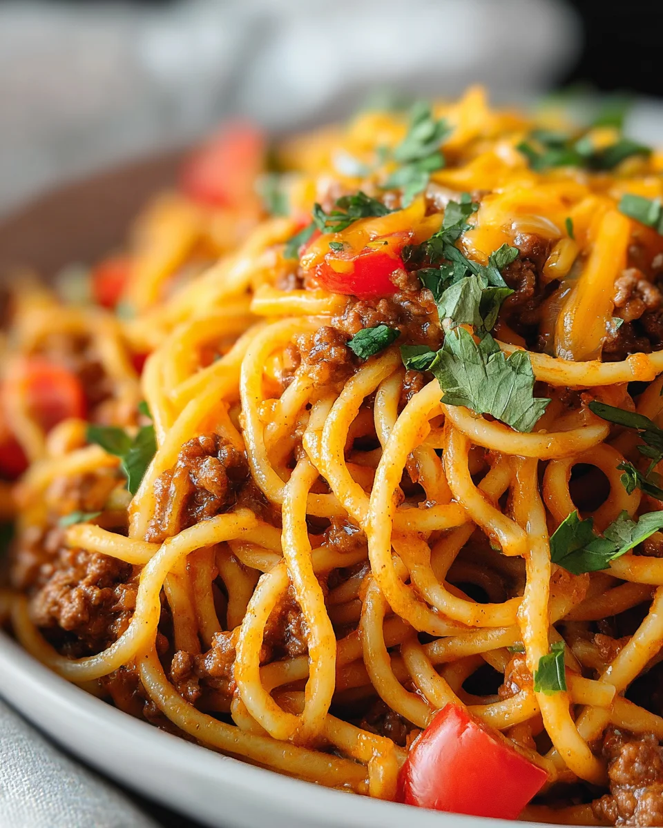 Taco Spaghetti Taco